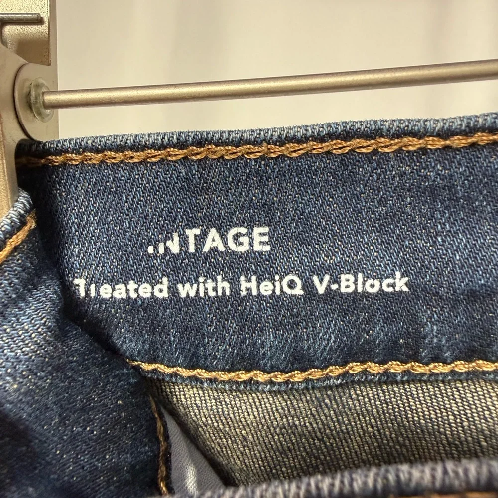 DL1961 Patti Straight High Rise Vintage Ankle Jeans in Dark Blue‎ Size 28